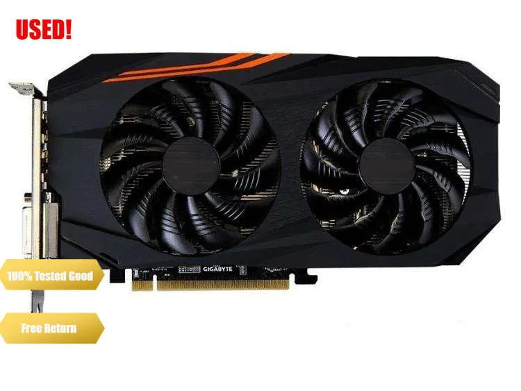 GABYTE AMD RX 500 시리즈용 비디오 카드, 디스플레이 포트, HDMI DVI, RX570, 8GB, 256 비트, GDDR5 그래픽 카드 