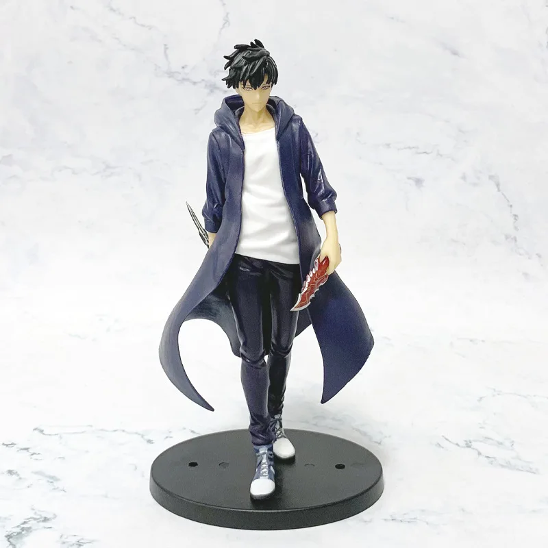 

21cm Solo Leveling (Anime Version) Standing Pose Cheng Xiaoyu & MizushinoShun Diorama Figurine - Model Figure Display Anime