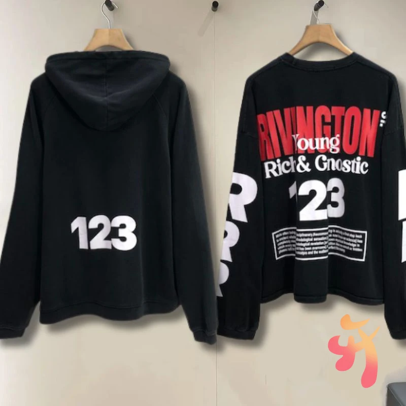 الثقيلة غسلها الأسود المتضخم RRR123 هودي الرجعية إلكتروني الكراك طباعة الهيب هوب الشارع الشهير عارضة فضفاض الرجال النساء بلوزات #2