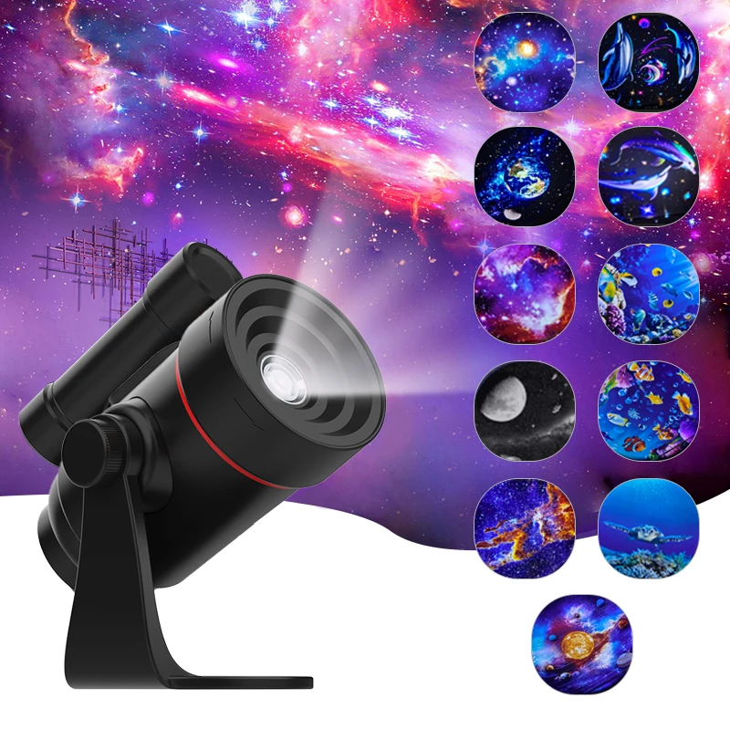 2025年アップグレード版-ギャラクシー-プロジェクター-ナイトライト-2000mahバッテリー搭載-壁掛けデザイン-寝室-天井-子供へのプレゼント