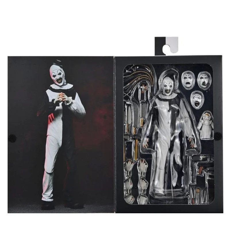 Neue NECA Art The Clown Figur, Damien Leones Terrifier Actionfigur, Modellspielzeug mit Beweglichen Gelenken, Neujahrs-Geschenk – Detail 2