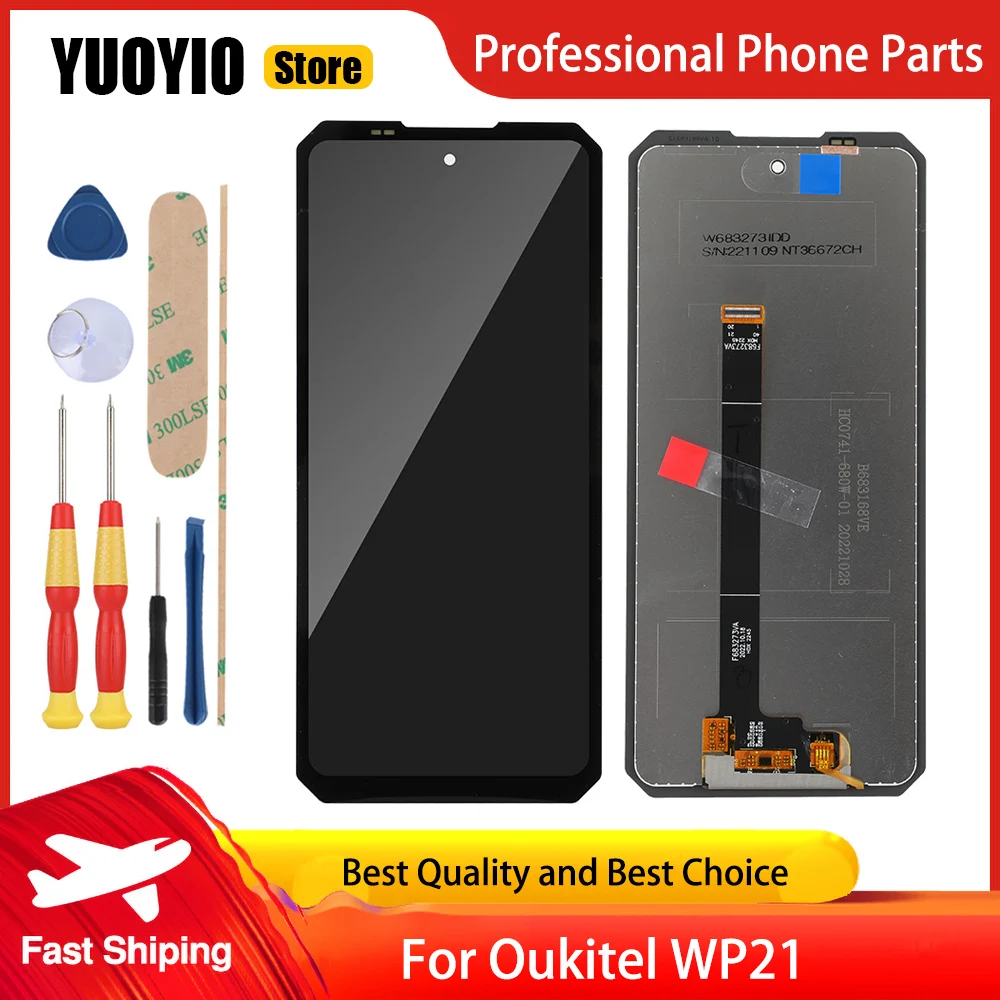 100% New Touch Screen LCD OUKITEL WP21 Ultra Screen LCD Display For Oukitel WP21 Digitizer Assembly Replacement Parts