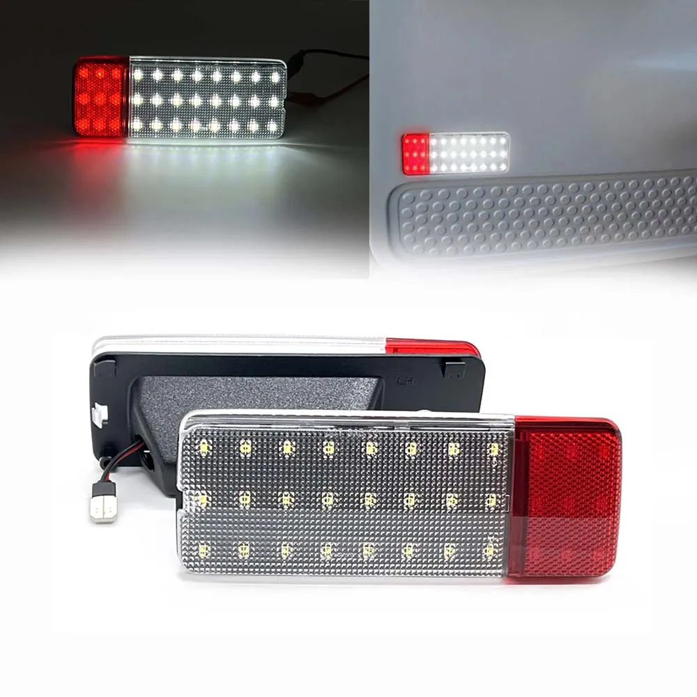 For Ford F150 F250 BRONCO 1992-1996 F350 1992-1997 Car Side Door Panel Courtesy LED Warning Interior Lights Accessories Parts