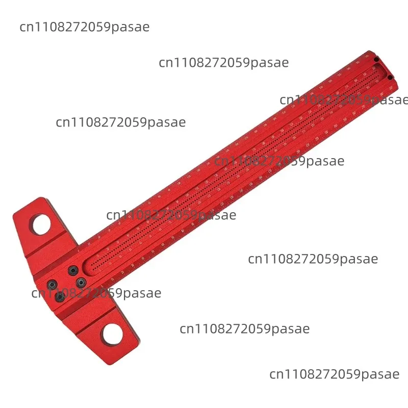 

T-square precision ruler for woodworking construction and carpenter layout grade scribe
