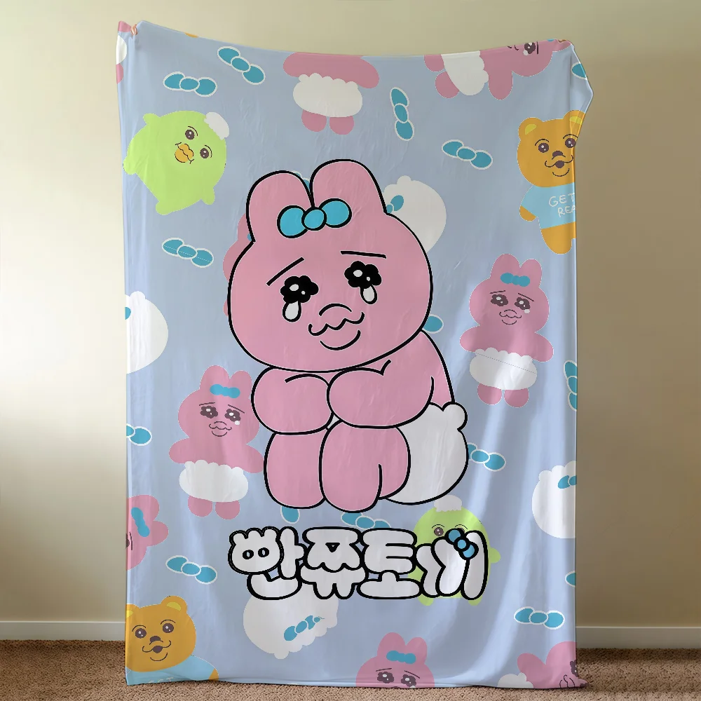 

O-OpanchuS-ES Cartoon U-UsagiS-ES Blanket Soft Warm Furry Throw Super Kids Toys Bed Sofa Car Cradle