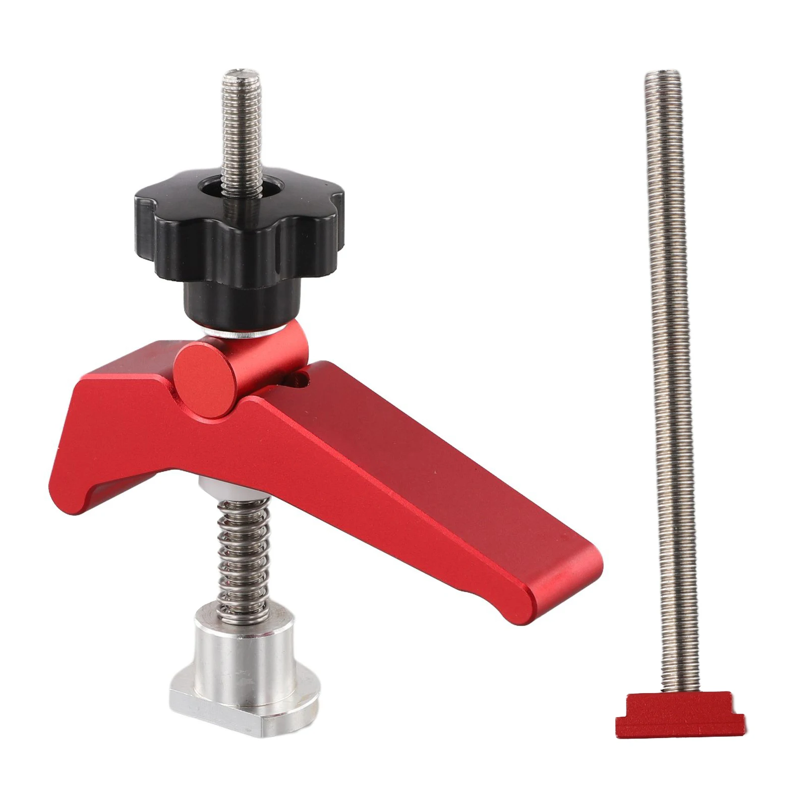 Hold Down Clamp Drill Press Workbenches Jigs Tables Clip T Track Silder For Routers Drill Presses Table Saw Woodworking Clamps