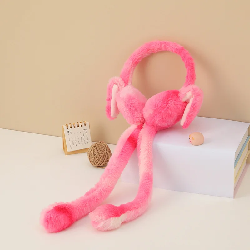 

Warm Plush Ear Cups Winter Colorful Ear Covers Fun Cute cold-proof Rabbit Ear Bags Orejeras Ohren Schutz Cute Earmuffs 4e006
