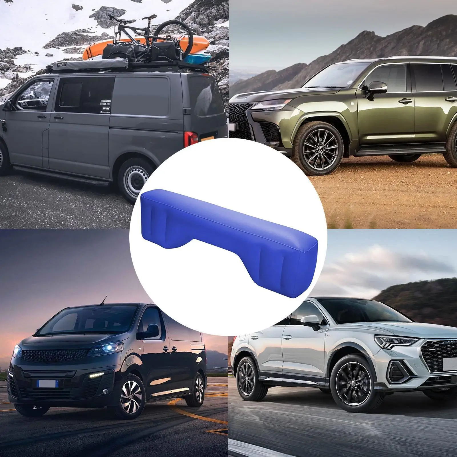 

New Car Travel Bed Inflatable Bed Back Seat Inflable Air Mattress Accessories Car Interior Self-driving Camping Accessories