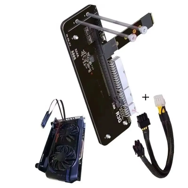 AANEWConnector ADT Link PCIe X16 To M.2 NVMe EGPU Adapter R43SG 4.0 EGPU, Suitable for NUC/ITX/STX/laptops