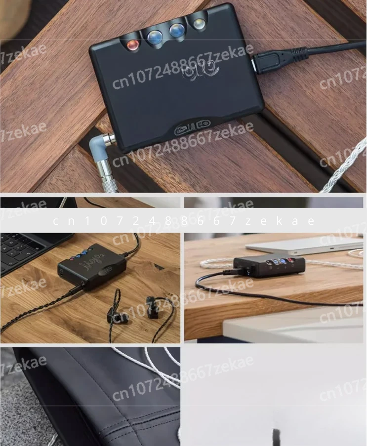 เครื่องแปลงสัญญาณดิจิตอลเป็นอนาล็อกแบบพกพา DAC พร้อมแอมพลิฟายเออร์หูฟัง