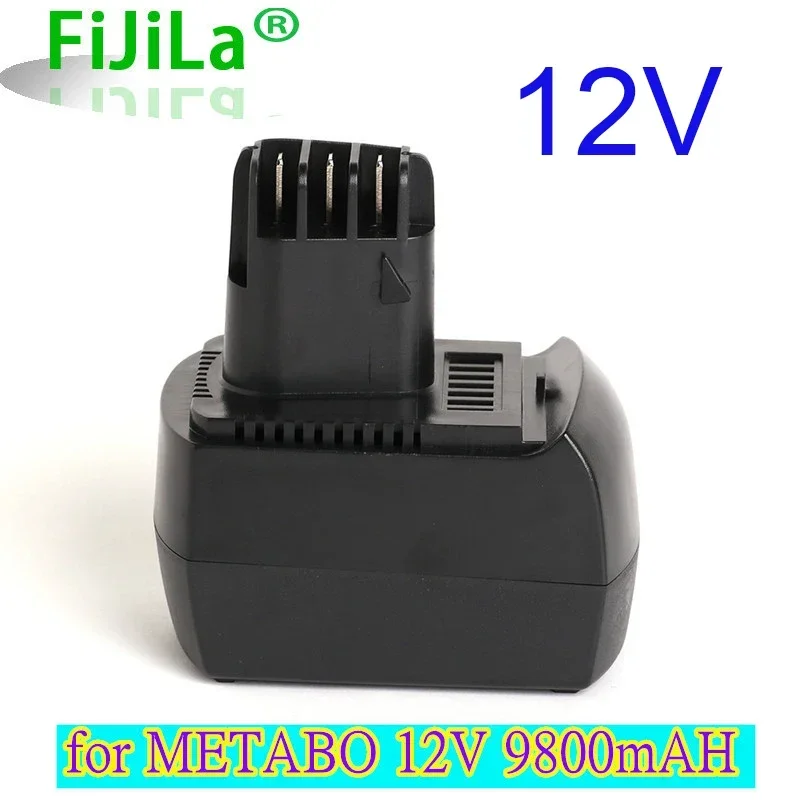 Original 12V 4800Ah Ni-MH Replacement Power Tool Battery for METABO 6.02151.50 BZ12SP BS 12 SP, BSZ 12, BZ 12 SP, SSP 12, ULA96