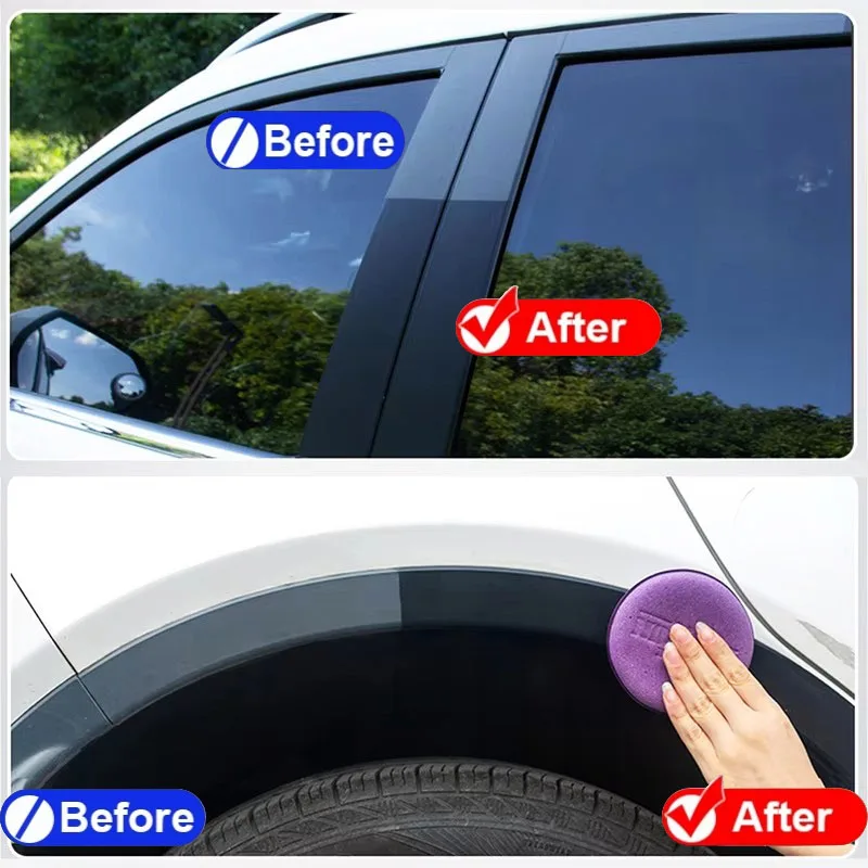 Plastic Restorer Back To Black Gloss Autoreinigingsproducten Auto Polish Coating Auto Detailing Renovator Glanzend en donkerder!