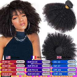 Brazilian Afro Kinky Curly Human Hair Bundles 4b 4c Afro kinky Bulk Human Hair Weave Bundle Deal Hair Extensions Wholesale Yarra