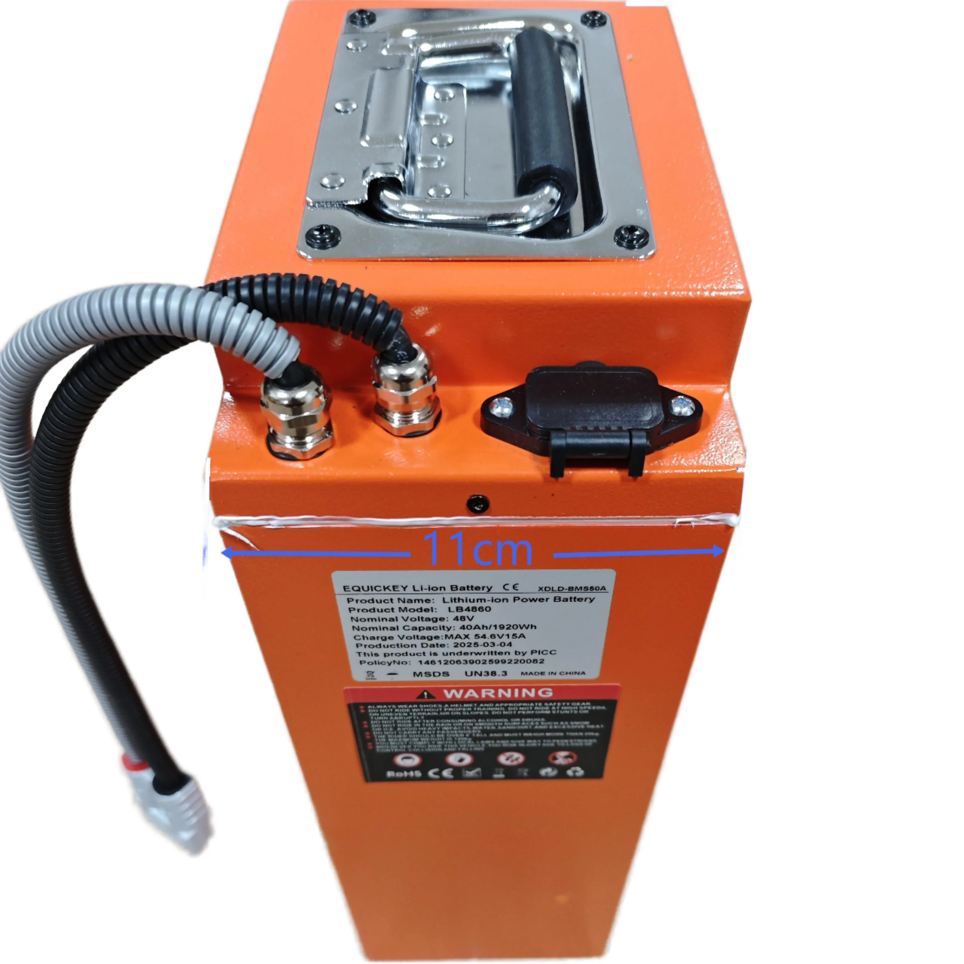 CE Certified LEO F6 E-bike High Power 750W/1500W 48V 60Ah/40Ah Lithium Battery BMS Chargers 10c Discharge Seat