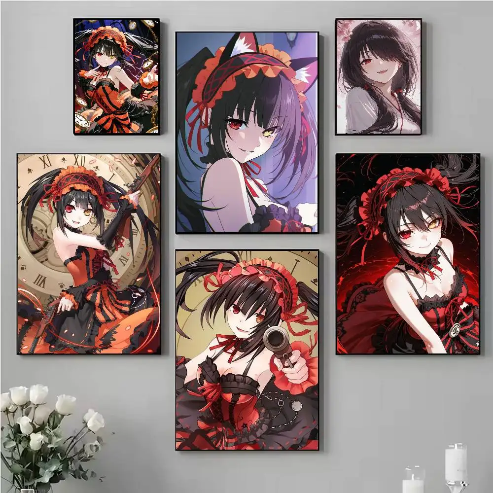 

Anime Characters T-Tokisaki Kurumi Poster HD Self Adhesive Waterproof Wall Art Ideal for Home Office Dorm Gift