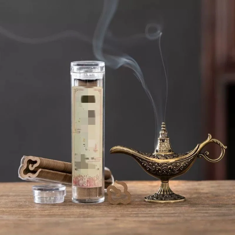 

New Antique Style Air Purification Metal Aroma Furnace Gifts Aladdin Magic Genie Lamps Incense Burners Retro Wishing Home Decor
