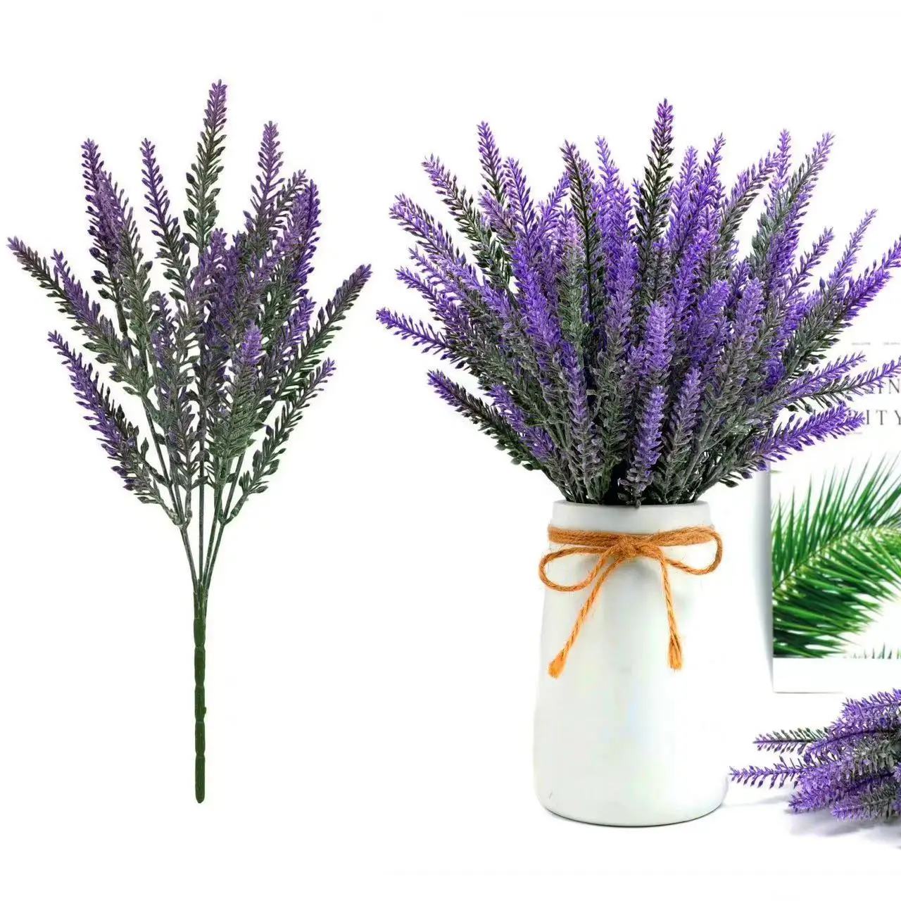 Artificial Provence Lavender Flower Stems 2