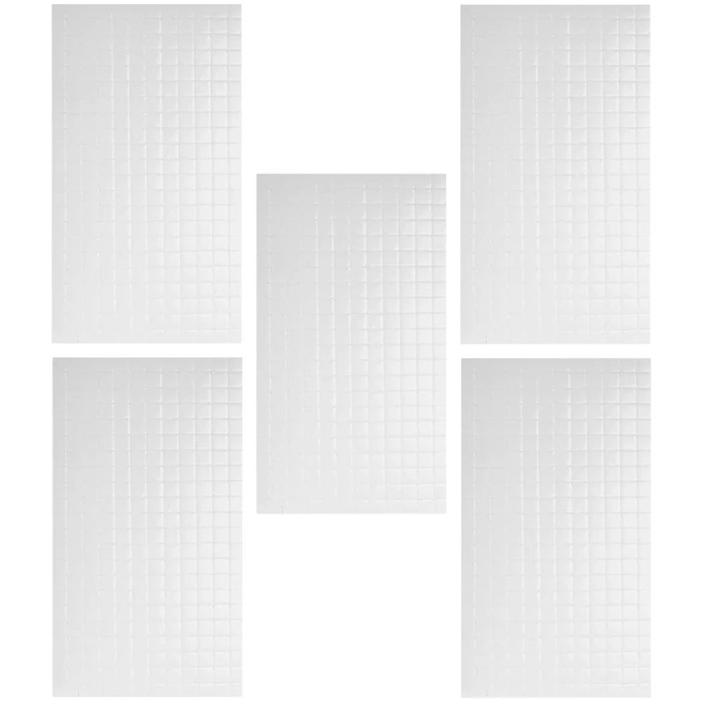 5 Sheets Black Tape Foam Double Sided Card Making Supplies Adhesive Craft Seat Dots Dual Mounts White Office