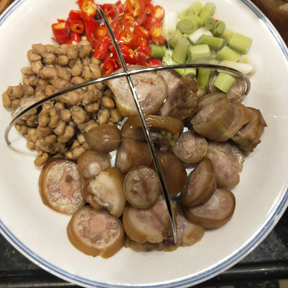 

5Pcs Plastic Wrap Brackets Stainless Steel Film Holder Cross Support Rack for Restaurant Hotel Kitchen Plastic Wrap Brackets