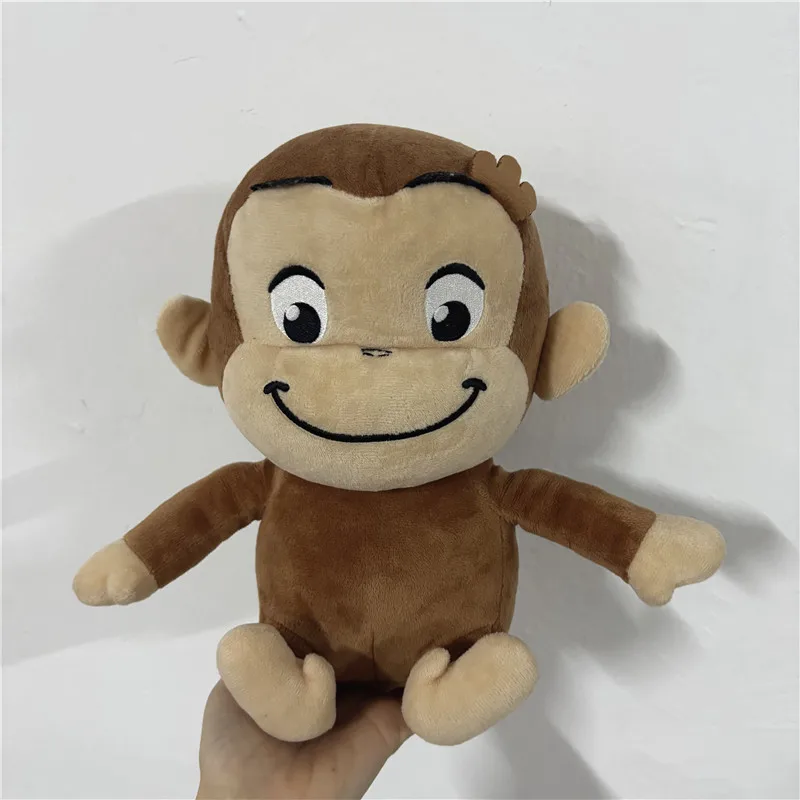 

New Kawaii Anime Curious George Monkey Plush Kids Stuffed Animals Toys For Children Gifts 26CM