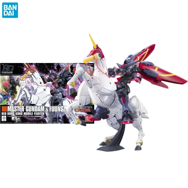 

Bandai Original Gundam Model Kit Anime Figure HGUC 1/144 GF13-001NHⅡ MASTER GUNDAM FUUNSAIKI Action Figure Toys Gifts Children