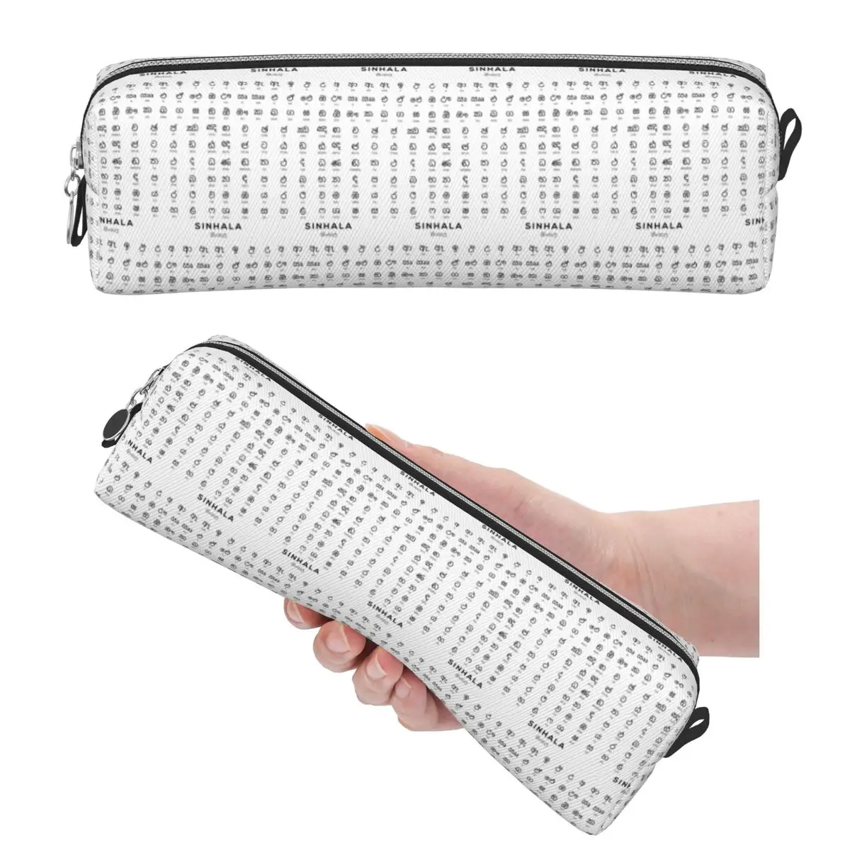 Sinhala Alphabet Chart, Sinhalese Language Learning Chart Pencil Cases Pen Box Pencil Bag Pencil Pouch Stationery Supplies