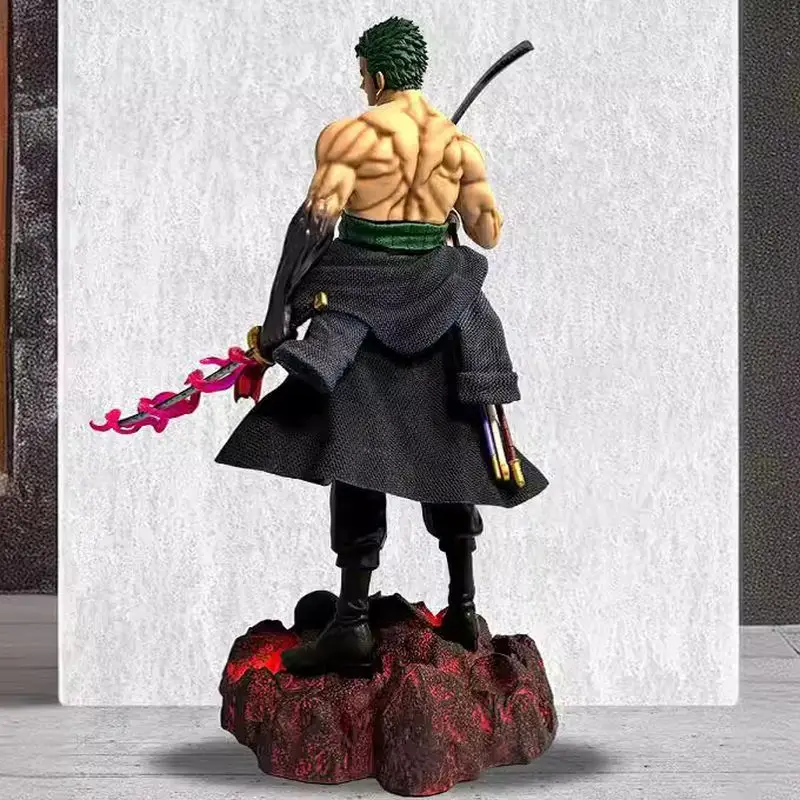Anime Figure 73cm Two-Headed Eagle Carrying Knife Domineering Zoro Collectible Statue Gk Model Desktop Decoration Ornament Gifts