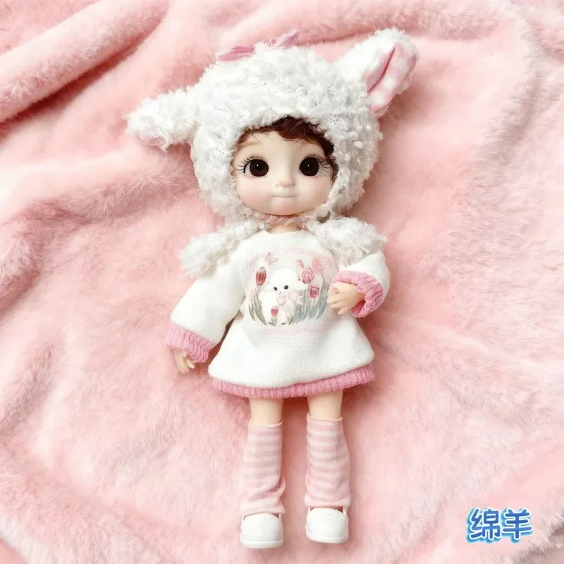 1/8 Maßstab BJD Puppenkleidung Prinzessinnen-Verkleidungsset mit Schuhen für 17 cm große Gelenkfiguren Niedliche Kawaii Puppenkollektion – Detail 6