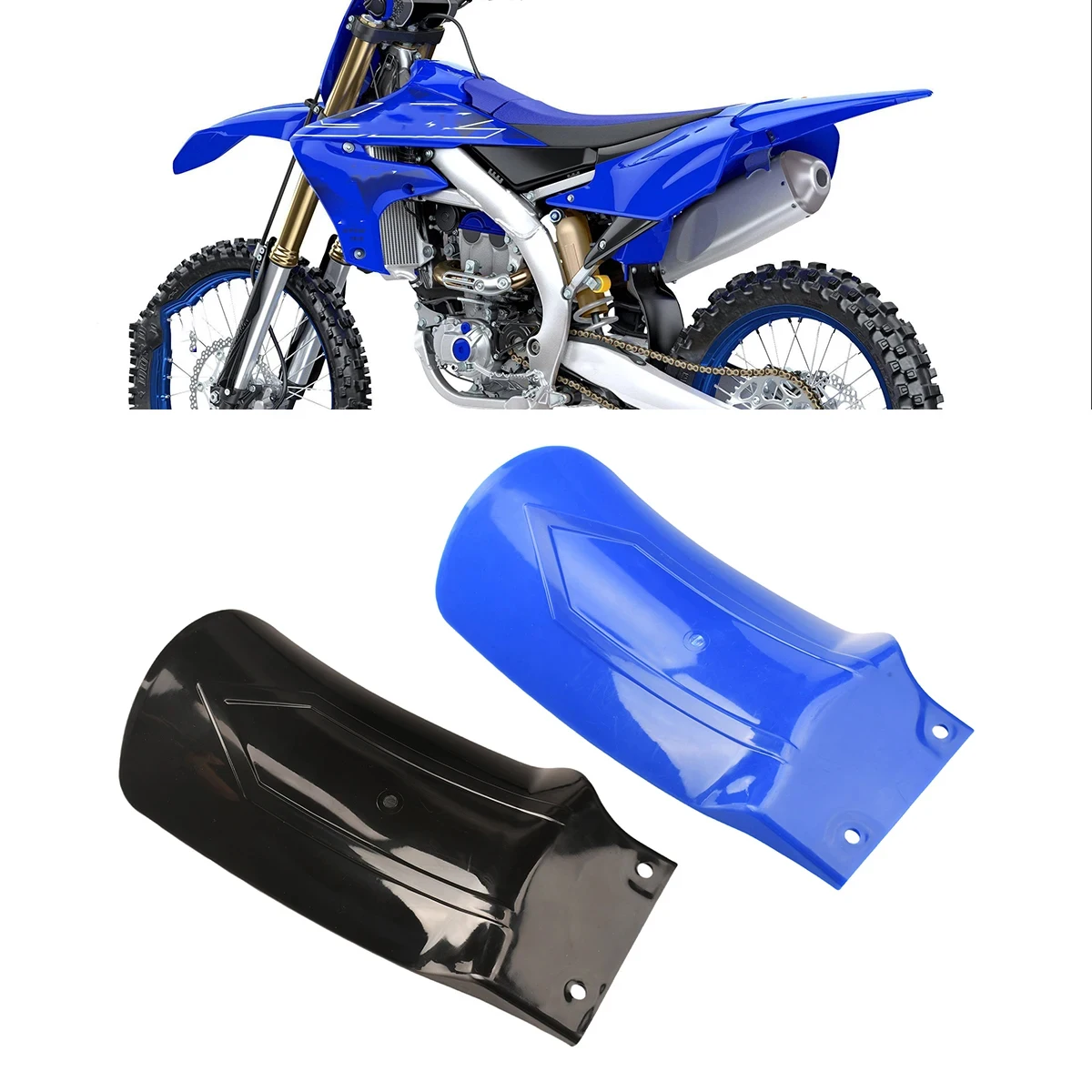 2025 Motorcycle Rear Fender Mudguard Shock Absorber Air Box Mud Flap Splash Guard For YAMAHA YZ250F 450F YZ250FX 450FX WR450F