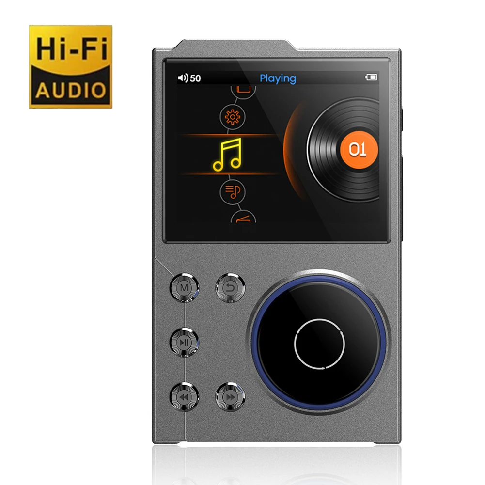 

Hi-Fi MP3-плеер, цифровой музыкальный плеер, Bluetooth-совместимый 5.3, портативный аудиоплеер, портативный цифровой аудиоплеер для музыки