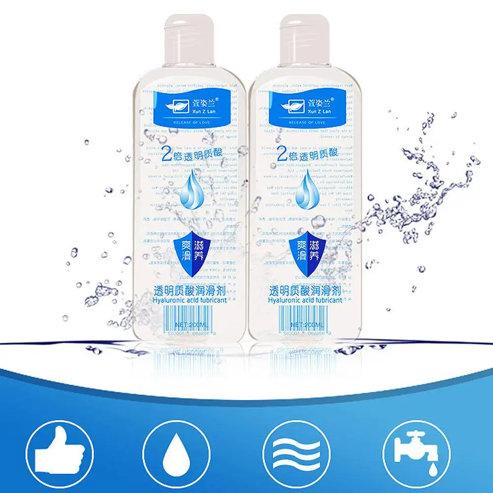 Hyaluronic acid Water Based Lubricant Adult Sex Water-soluble Anal Sex Lubricant for couples and gay Oral Gel Exciter - view 4