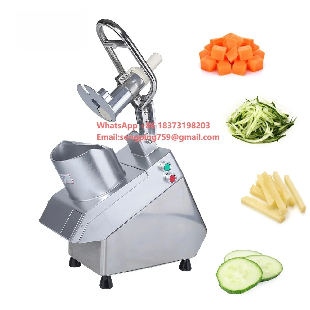 Máquina Cortadora Totalmente Automática para Vegetales, Frutas, Cebolla, Yuca y Corte de Carne Congelada