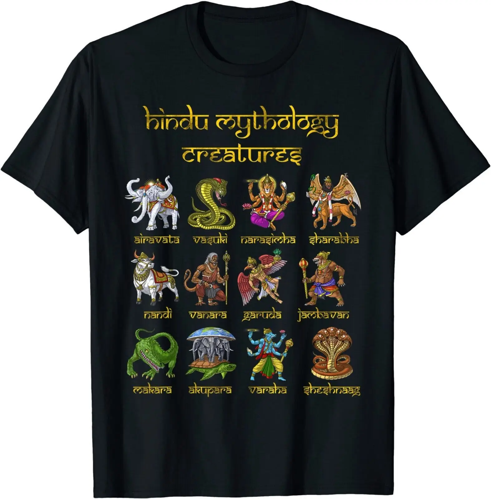 NEW LIMITED Hindu Mythology Gods Hinduism Design Great Gift T-Shirt