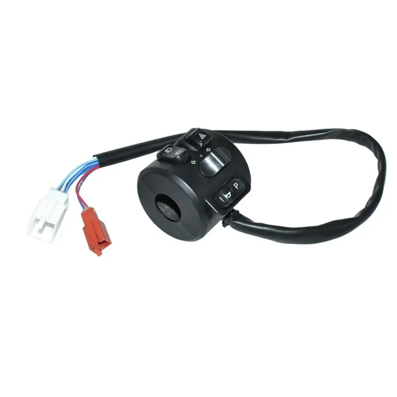 A03E-Handle Throttle Accelerator With Three Speed/Reverse/Parking/Horn/Light Function For E-Scooter Motorcycle Moped