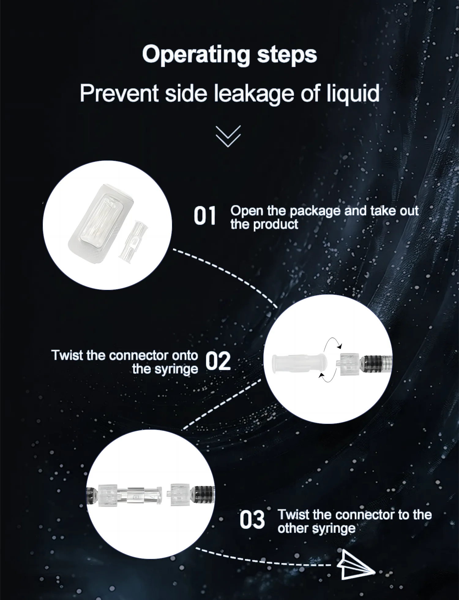 50/100 Stuks Luer Lock Naar Luer Lock Connector Vrouwelijke Luer Spuit Naar Spuit Transfer Joint Pp Spuit Adapter koppeling