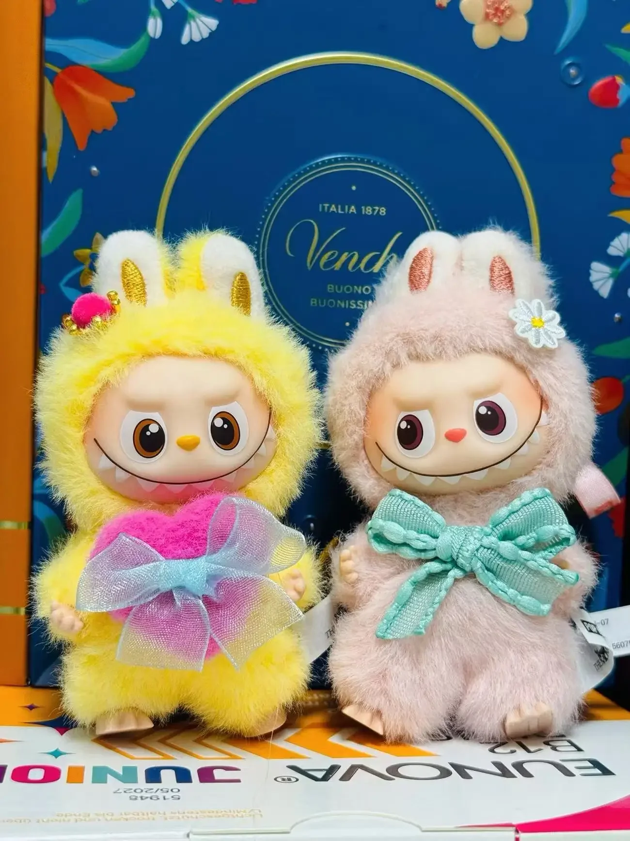 

Одежда для кукол «сделай сам», аксессуары, игрушка в подарок для 10 см, Labubus 4,0, одежда для кукол, модная Корона, аксессуары для любви, украшение с бантом из ромашки