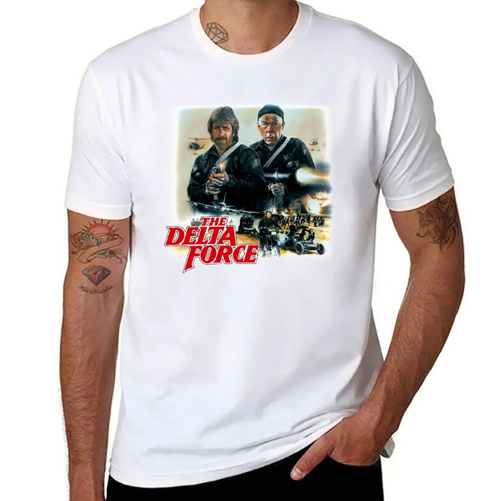 

Chuck Norris - Delta Force T-Shirt g man t shirts for men t shirt man plain T-Shirt