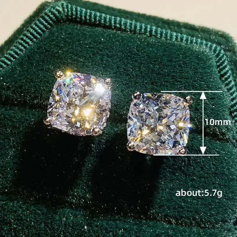 Huitan damskie kryształowe kolczyki z cyrkonią sześcienną wysokiej jakości moda wszechstronne kobiece kolczyki na co dzień biżuteria z temperamentem — zdjęcie 7