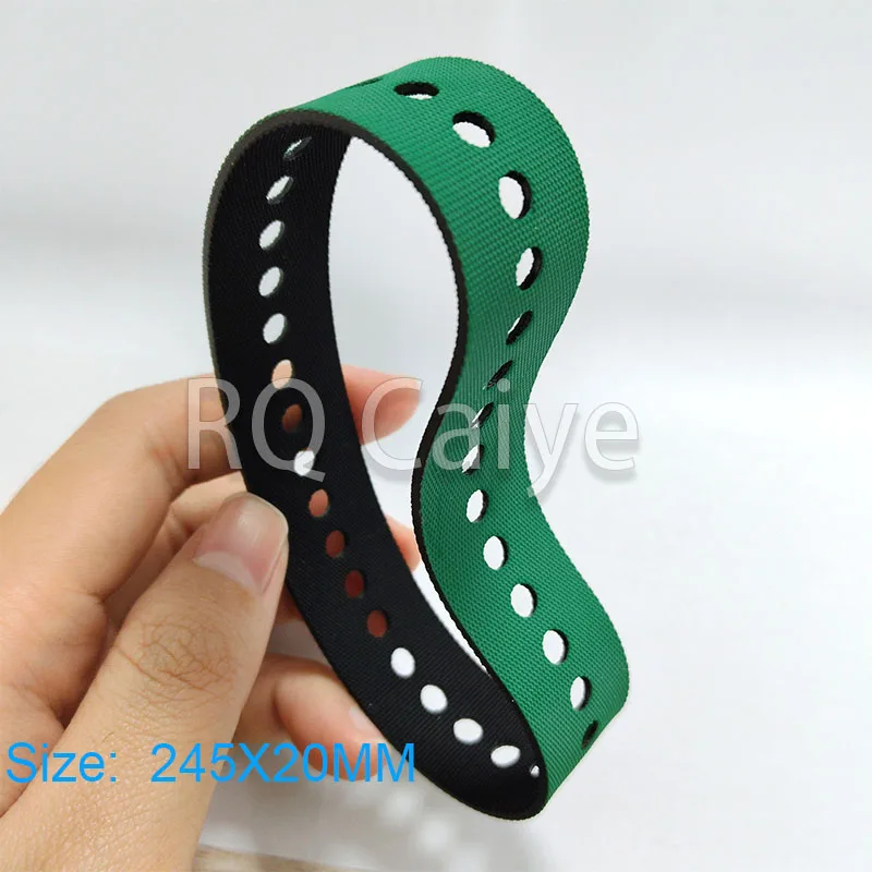 2Pieces Green Slow Down Suction Belt M2.015.880 245X20MM For Heidelberg Printing Machine Parts