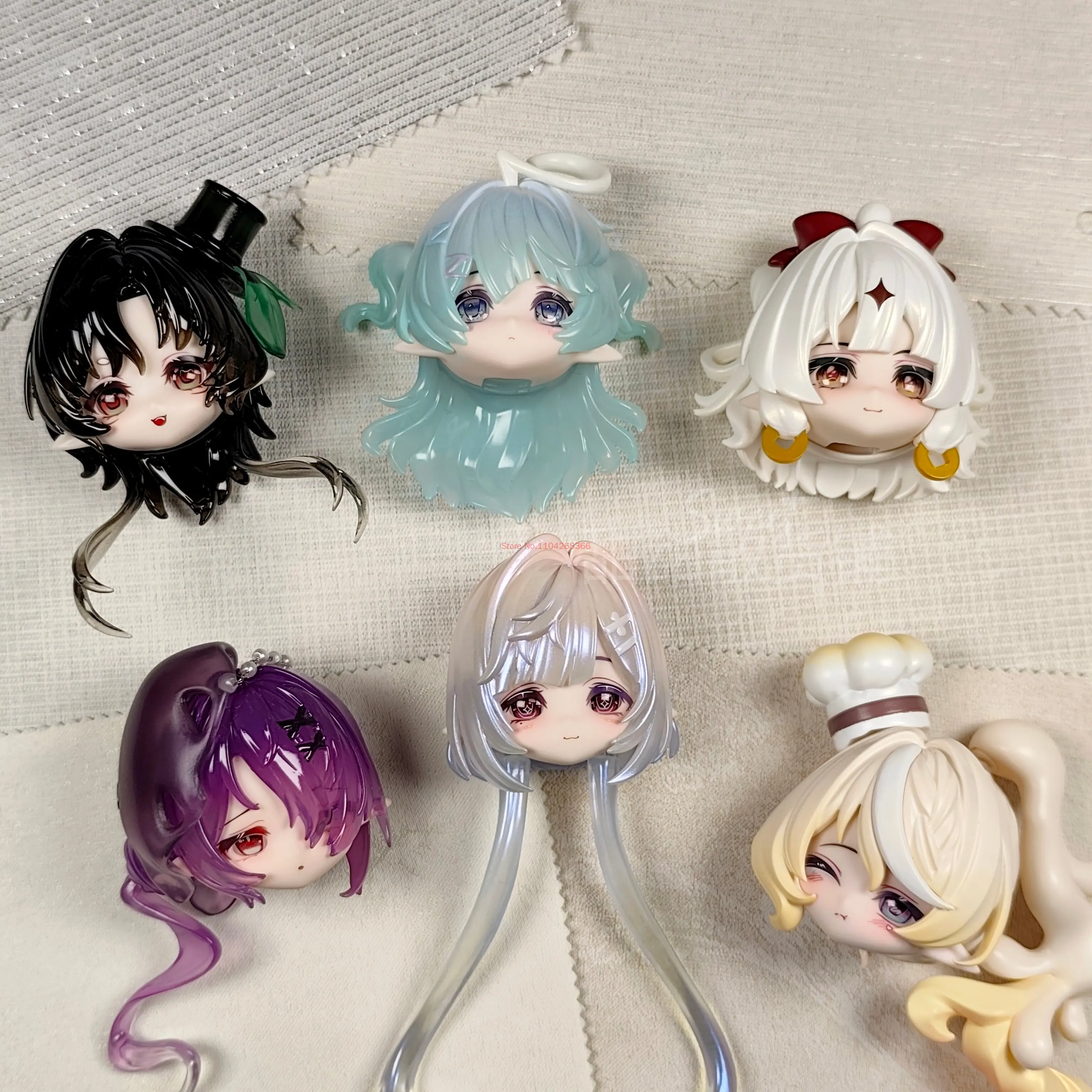 Come4free Minty 3st 1/8 Bjd Kawaii Movable Joint Desktop Figure Doll Accessories Hair Face Patches Ornament Decoration Gifts