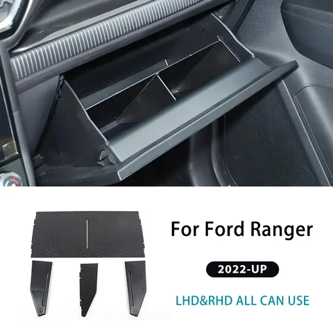 Для Ford Ranger T9 2022 2023 2024 2025 пассажирский ящик для инструментов перегородка для хранения аксессуары для салона автомобиля