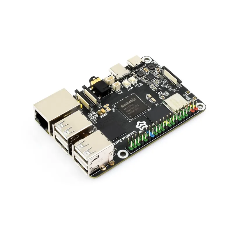 Luckfox Aura High-Performance Board Rockchip RV1126B 4K H.264/H.265 Codec Linux IoT Gateway view 2