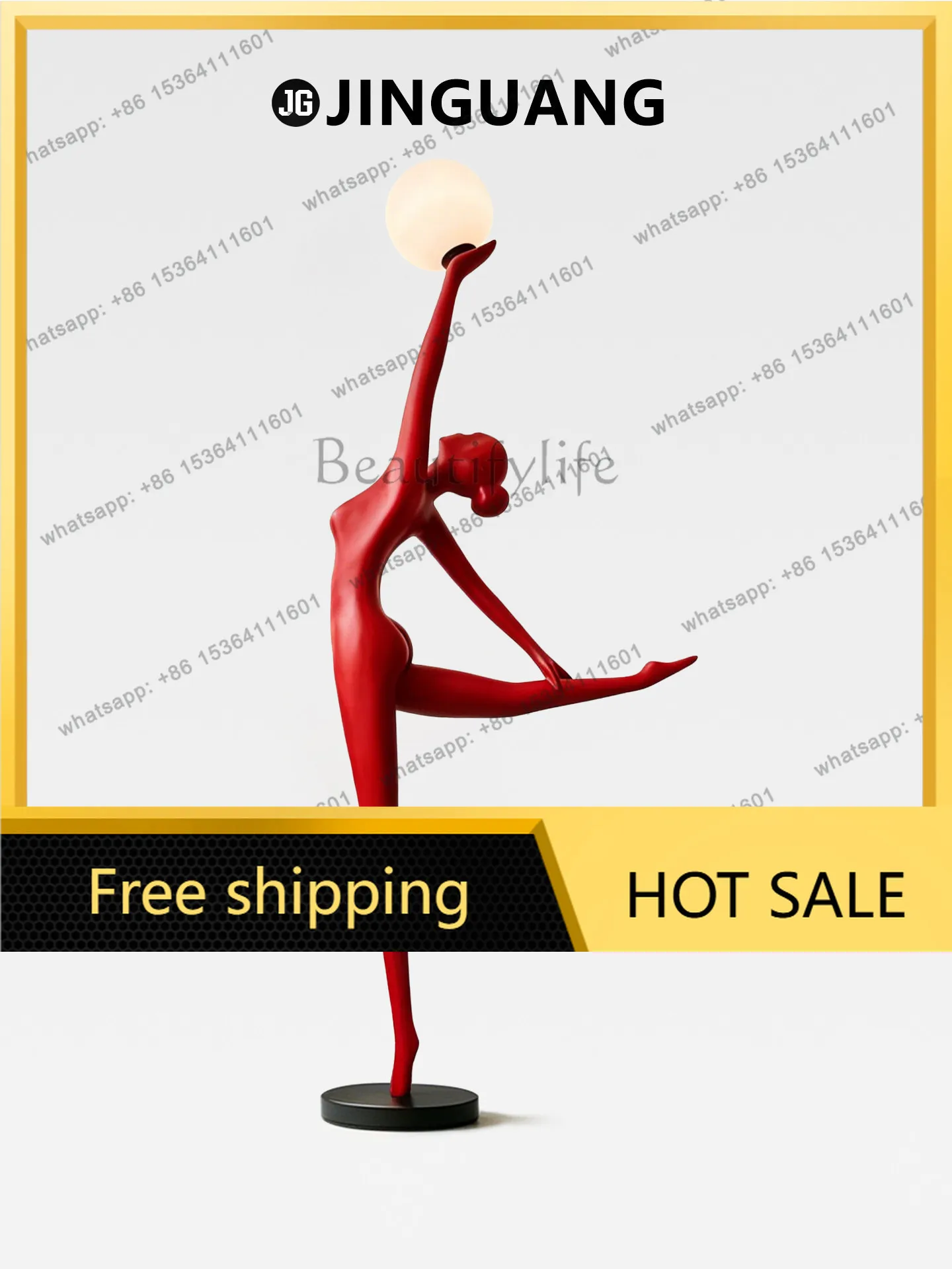 Jingguang modern artwork sculpture floor-to-ceiling abstract ornament