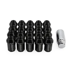 Wheel Caps Exterior PartsJdm Accessories Rays Car Wheel Racing Lug Nuts Hub Screw M12*1.5/1.25 Guard Against Theft 20Pcs/Set