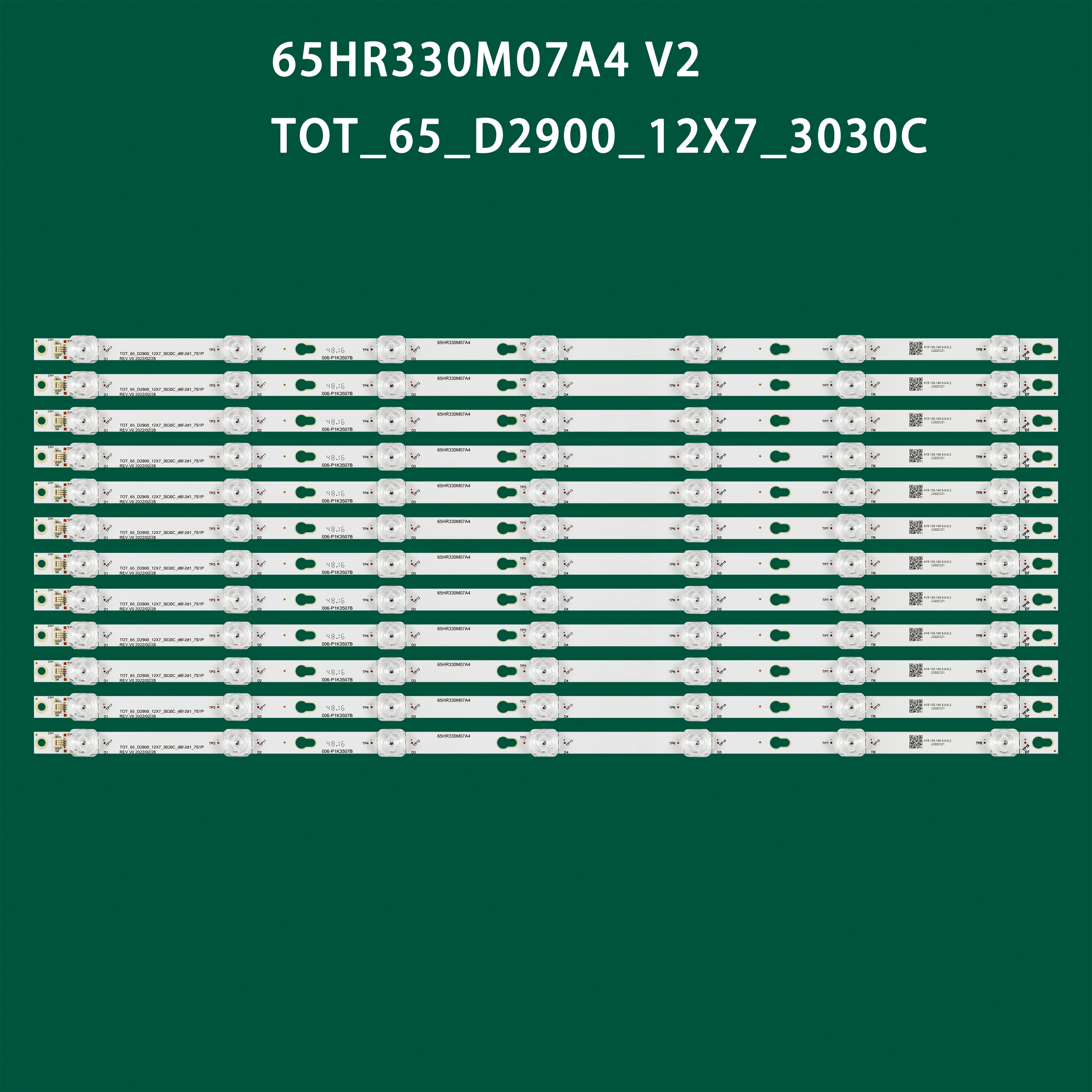 

New 12pcs LED strip For Thomson 65UT6006 65UC6316 65UC6326 65UC6426 65US6016 U65P6006 L65P2US 65D2900 LVU650ND1L 006-P1K3507B