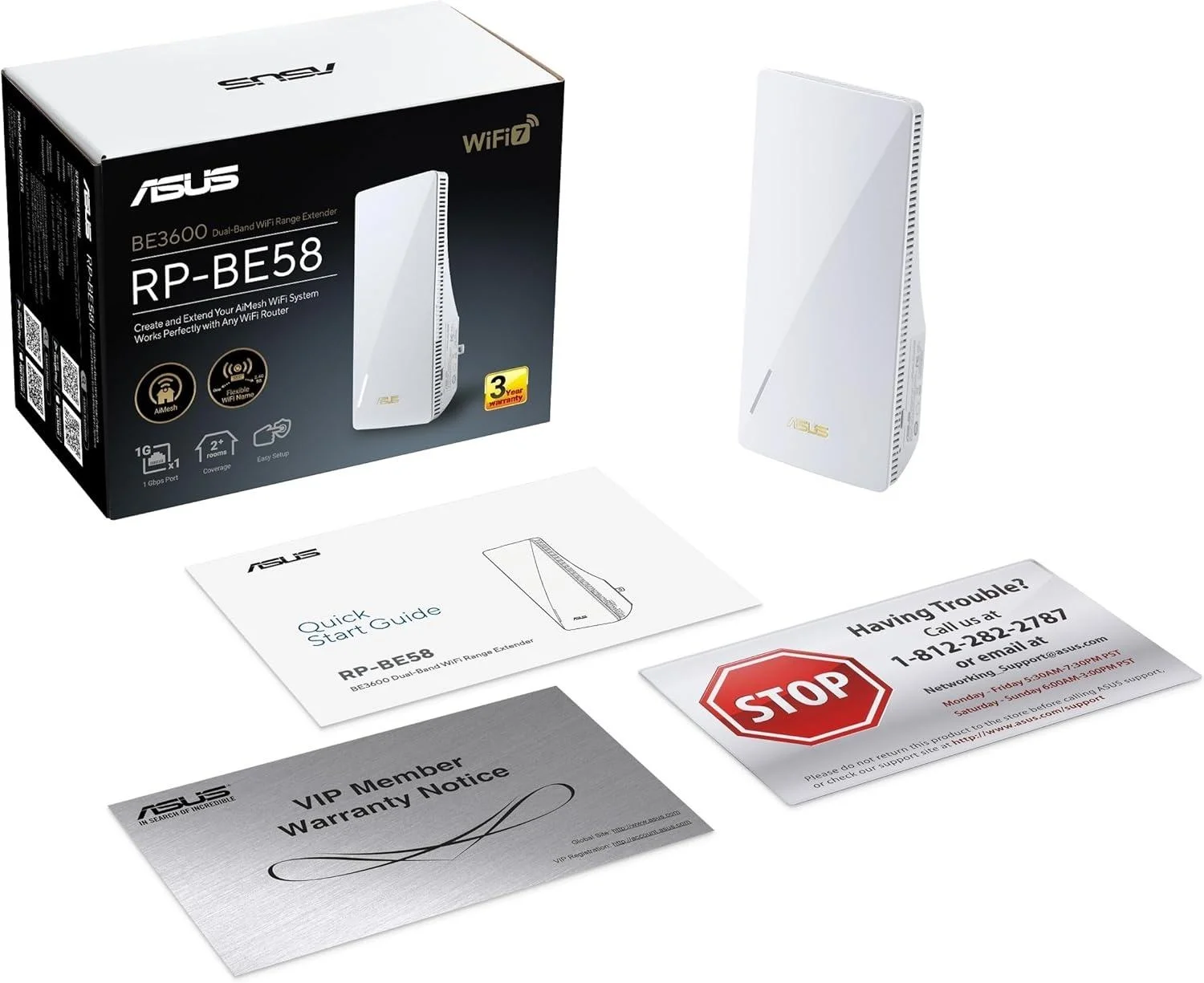 Asus RT-BE58U RP-BE58 dual band WiFi 6 WiFi 7 range extender, Ai Mesh extender Suitable for WiFi router