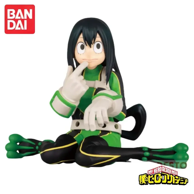 

In Stock Original My Hero Academia Tsuyu Bandai Banpresto Break Time Collection Vol.6 Anime Action Figures Model Toys Gifts