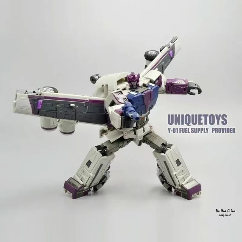 Unique Toys Transformation  UT Y-01 Y01 Octane Triple Changers Fuel Supply Provider Three Changes Action Figure Robot Toys Model