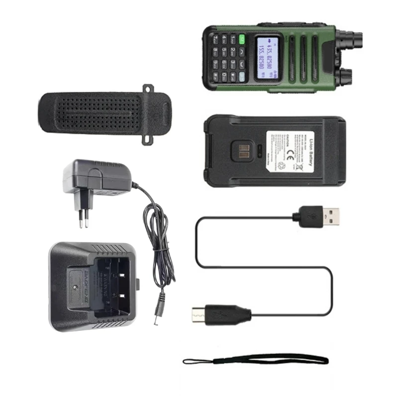 2025 New Double Frequency Two Way Radio Type C Rechargeable Communication Device for UV13