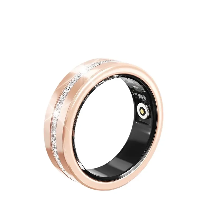 DaringV6 Smart Ring Fitness Tracker Heart Rate Monitor Sleep Analysis Pedometer Health Data Analytics Wearable Device for Men